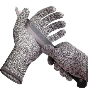 Custom Level 5 Cut Resistant Kitchen Work Gloves Cut Proof Working Safety Gloves