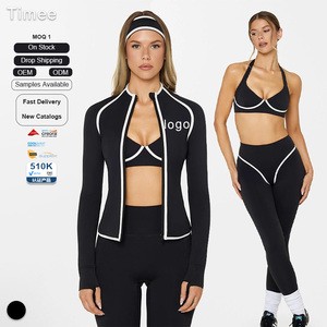 Halter-neck Bra Backless Yoga Shock-absorbing Wearable Breathable Fitness Set For Sports