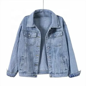 Winter Heavy Rivet Studded Women Denim Jacket Worn Beaded Pocket Turn Down Collar Ripped Jeans Jacket For Women denim jacket