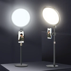 Wholesale 10 Inch Full Screen Ring Light for Meetings Adjustable Brightness Zoom Light with Flexible Stand for Stream Video Call