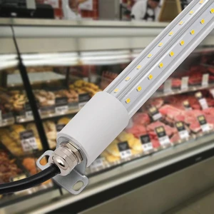 Reach in Freezer Room Led Visi Cooler Light 6 8 Feet ft T8 Tube V-shape Freezer Lights 20w 30w for Walk in Cooler Freezer