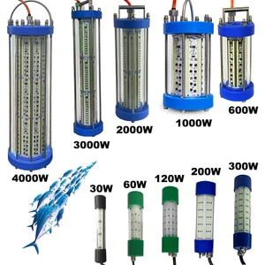 Factory 220V 6000w 5000W Night Fishing Light LED Bait Underwater Under Deep Water Fishing Light