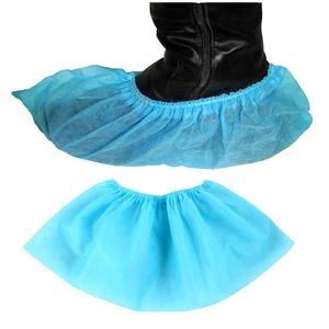 Top-quality extra Large Thickened Blue Color Non slip Non-woven Anti Slip Disposable Shoe Covers