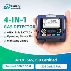 Oil and Gas Monitoring Detector Portable H2S Monitor H2S Alarm