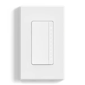 ELEGRP UL Listed White Dimmer Switch, Digital Dimmer Light Switch For LED Lights 150W, INC/HAL 450W, 3 Way LED Dimmer Switch