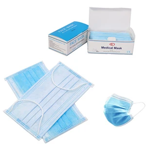 Hot Sale 3ply Disposable Protective Dustproof Adult Face Mask for Safety