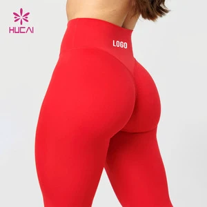 ODM Custom Logo Heart Shape Butt Lifting Matte Naked Feel 4-Way Stretch Women's Booty Contour Gym Workout Fitness Yoga Leggings