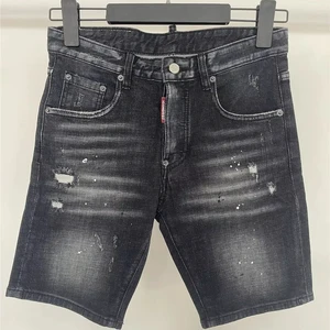 Premium 2025 Custom Distressed Jorts Stylish Washed Design Men's Shorts Top Quality Breathable Summer Denim Shorts