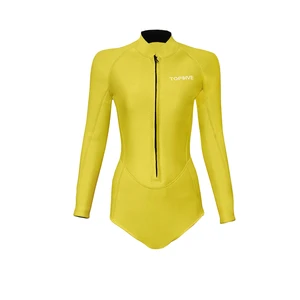 Snorkeling Swimwear 2mm Free Diving Surfing Suit Neoprene Women Front Zip Bikini Short Sexy Wetsuit