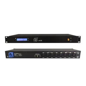 Professional 8-Port DMX512 Art-Net Converter Network Extender Dimmer for Stage Lighting Console System