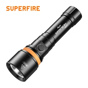 Professional Industrial Diving Flashlight Underwater Waterproof IP68 Rated 270M Beam Distance Designed For Deep Sea Exploration