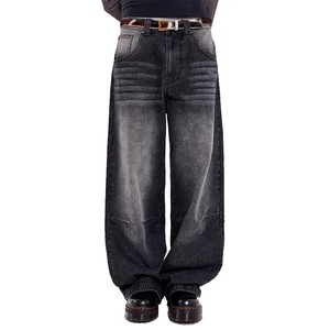 Everyday plus size men jeans loose fit denim pants fashion wear comfortable big size trousers wholesale bulk denim jeans for men
