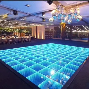 2026 The Latest Fashion Led Dance Floor Magnetic Digital Floor Transparent Glass Led Dance Floor