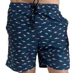 Plus Size Mens Striped Print Quick Dry Waterproof Beach Pants Summer Board Surf Swim Shorts Hot Sale