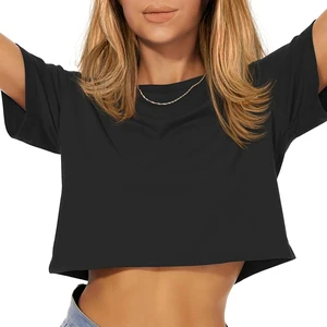 Women Plus Size High Street Style Crop Tank Blouses with Stand Neck