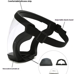 PC Anti-Fog Full Face Protection Clear Protective Safety Face Shield With ATPV Rating 10.8cal/sqcm