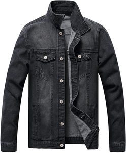 Mens Classic Denim Jacket Button Up Jean Jacket for Casual and Urban Style