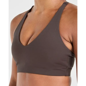 Latest Custom Comfortable Ruched Sports Bra Ruched Center Detail Thin Straps And High Impact Latest Women Fitness Sports Bra