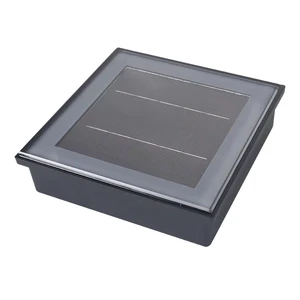 Tempered Glass Ip68 Outdoor Waterproof Road Solar Led Floor Tile Light with Underground Brick Embedded