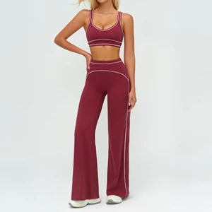Best Design Yoga Set Woman Custom New Quality Low Price Yoga Set Online Selling Women Yoga Set Seamless