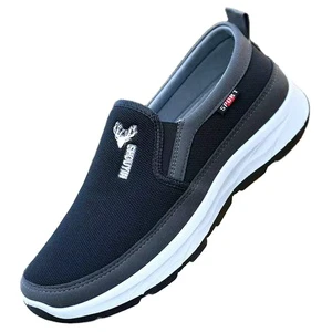 YONGGE Man Casual Running Shoes Men's Cloth Shoes Soft Soles Anti-skid Wear-resistant Canvas Shoes Breathable