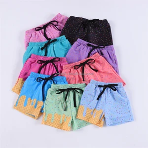 Wholesale Swim Beach Trunks Summer Toddler Drawstring Swim Wear Shorts Boys Custom Print Beach Shorts for Kids