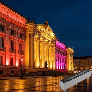 Long Outdoor Waterproof LED Window Sill Light DMX512 Color Corridor Courtyard Villa Building Lighting Line Aluminum Wall Washers