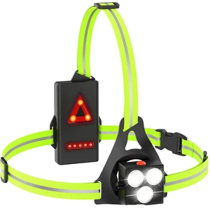 USB C Rechargeable LED Running Lights 90 Degree Adjustable Safety 500 Lumen IP65 Rated Ra90 Running Jogging Chest for Runner