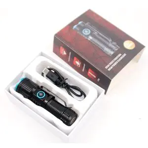 Mini Rechargeable Flashlight Torch Flash Light Aluminum Alloy 1000 Lumen Strong Light