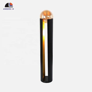 Manufacturer Explosion Proof Glass Ball Black Bedroom Decorative Standing Living Room Nordic Luxury Led Modern Floor Lamp