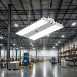 Factory Direct 3CCT 80W-400W Baylight Dimmable Industrial High Bay Square Led Light Linear Highbay
