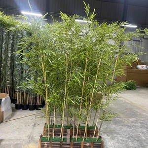 Artificial Outdoor Indoor Bamboo Tree Plant Eco-Friendly Durable Highly Realistic Home Ornament Small Large Fake Potted Plants