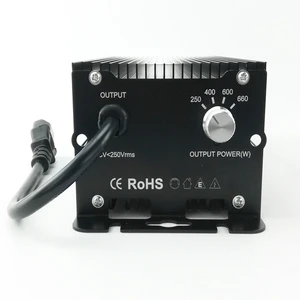 600W Dimmable Electronic Ballast for Hydroponics & Greenhouse Lighting 208-240V Input 3-Year Warranty /CE Certified
