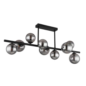 Luxury Round Smoke Grey Glass Cluster Ball Chandelier Pendant Light