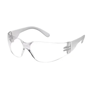 Safety Goggles Standard Half-Frame Polycarbonate Frame Clear Lens Uncoated Eye Protection