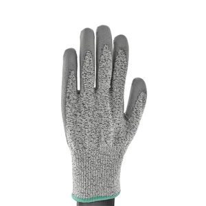 Wholesale Industrial Anti-cutting HPPE Level 5 Cut Resistant Nitrile Coated Tear Puncture Resistant Safety Hand Labor Gloves 12