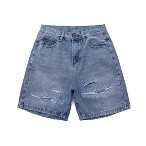 Men's Vintage Denim Shorts Stylish Designable with Custom Logo High Quality Plus Size Wholesale Best Men's Denim Shorts