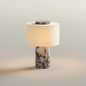 Nordic Marble Cloth High-end LED Decoration Table Lamp Desk Light For Living Room Bedroom Study Lighting Fixtures