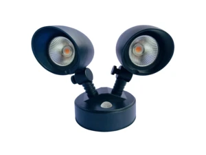 15w*2 Modern Home Led Light Security Motion Sensor Light Ip65 Aluminum Alloy Twin Heads Outdoor Security Lamp for Garden Garage