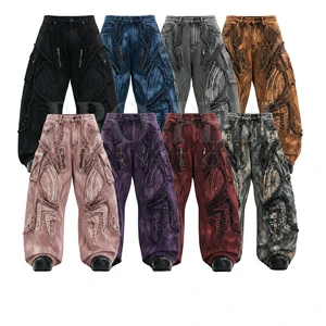 Custom Heavyweight Eco-Friendly Men's Plus Size Cargo Jeans