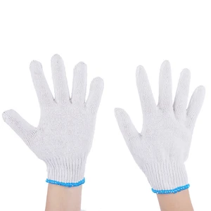 Safety Cotton Knit Protective Hand Safety Work Gloves