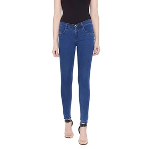 Trendy Style Mid Waist Women Jeans Pant Slim Fit And Elegant Look Casual Wear Soft Fabric Jeans Pant For Everyday Use