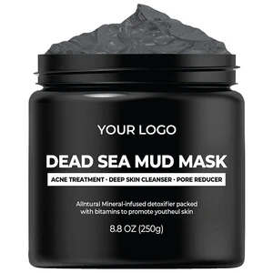 Custom Spa Quality Dead Sea Mud Facemask Travel Size For Face Body Oil Control To Reduce Acne For Combination & All Skin Types
