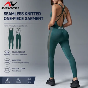 Best Seller One-piece Jumpsuit Cut-out Slimming Running Fitness Sports Fitness Seamless Yoga Sets