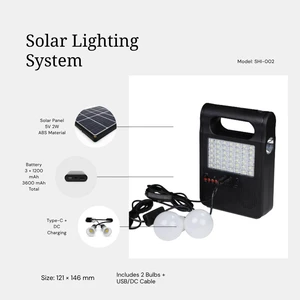 Solar Energy Potable Kits Head Solar Security Light Motion Sensor Solar Panel Powered 2W MiNi Light Wireless Solar Panel Lamp