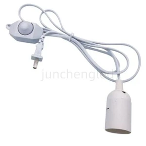 E27 Hanglamp Holder Socket Pendant Lights 1.8m Power Cord Cable EU/US Plug Adapter With Switch Power Cord