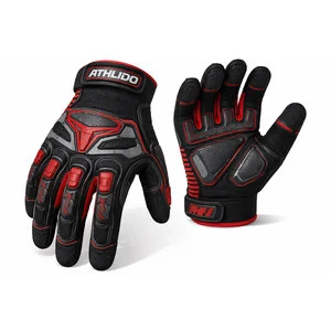 Impact Resistant Safety Gloves Anti-Vibration Heavy Duty Work Gloves Protection Industrial Mechanic Construction General Purpose
