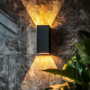Aluminum Rectangular-Wall-Lighting Rectangular Shape Up And Down Led Brick Lamp Square Wall Light