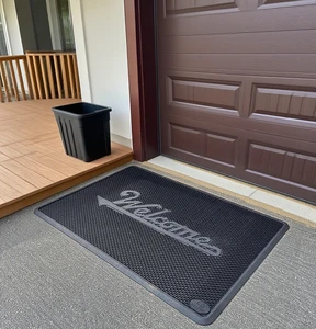Customizable Indoor/Outdoor Entrance Door Mat Washable Waterproof Bottom Floor Rug For Hotel Or Home Decoration Commercial Use