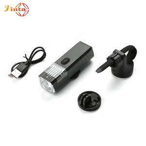 Jinta 29*29*103mm Power Bank Functional Bike Front Light Night Riding MTB USB Rechargeable 400LM IP66 Cycle Light
